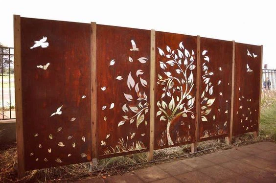 Metal Screen For Garden Fence Decoration