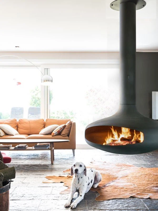 Cocoon Hanging Fireplace