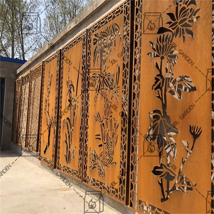 Rustic Laser Garden Screens
