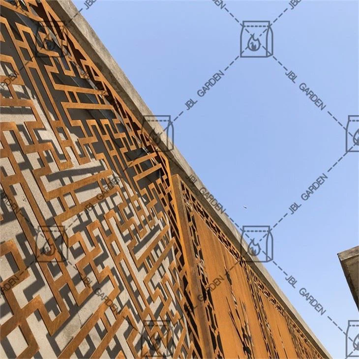 Real Rust Steel Screens