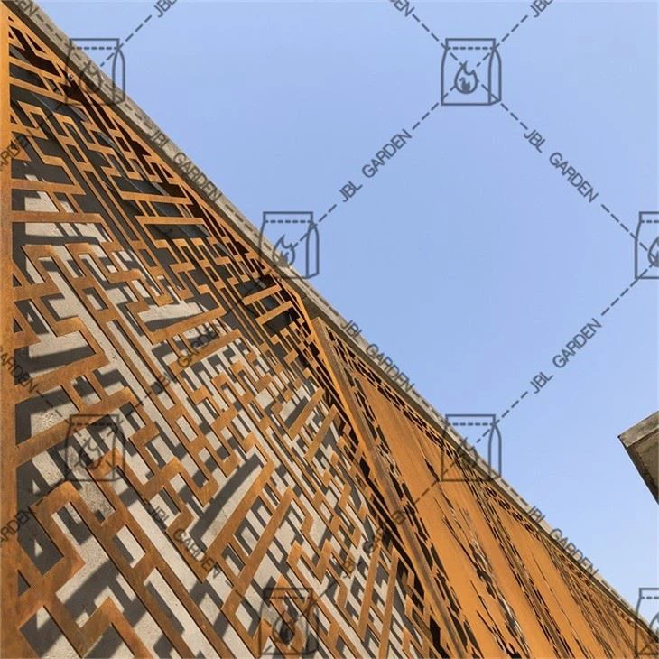 Real Rust Steel Screens