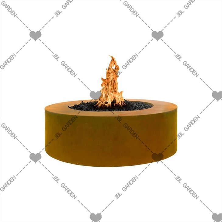 Backyard Propane Fireplace