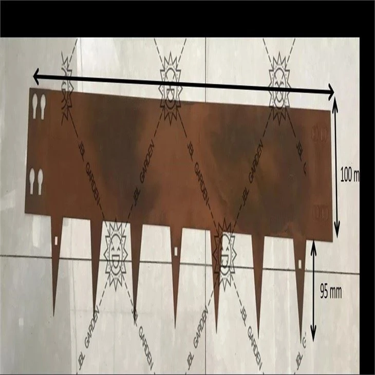 Cheap Rust Metal Garden Edging