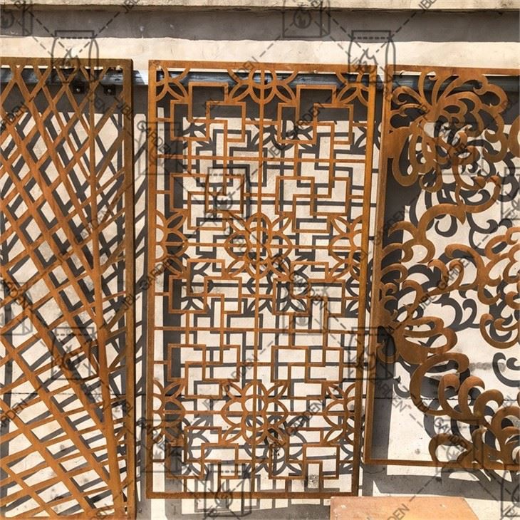Corten Steel Vaj Huam Sib Luag / Garden Screen