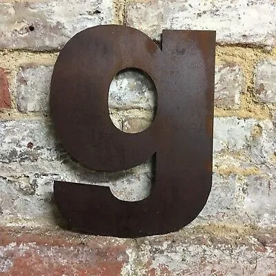 Custom Rustic Sign Rusted Metal Letters