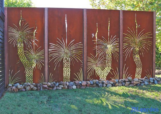 Ntxiv Loj Corten Steel Rust Screens