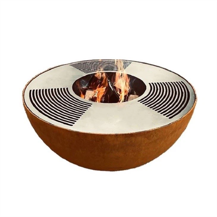 Fire Bowl With Grill