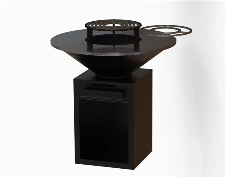 Fire Pit With Barbecue Grill