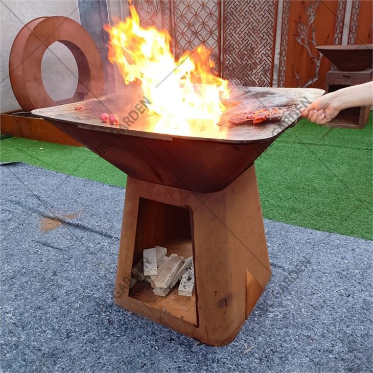 Qhov hluav taws kub nrog Bbq Grate