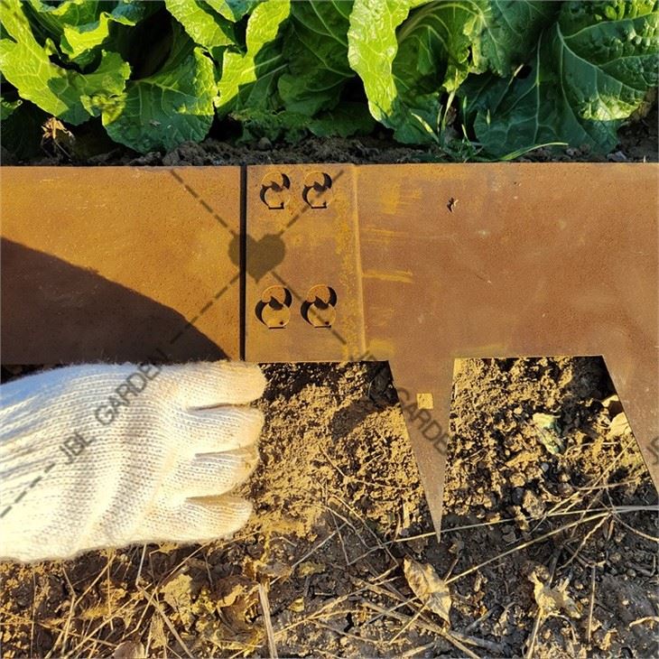 Garden Edging Black Metal
