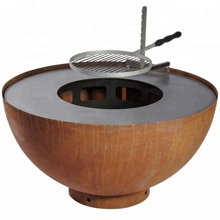 Garden Fire Pit With Grill