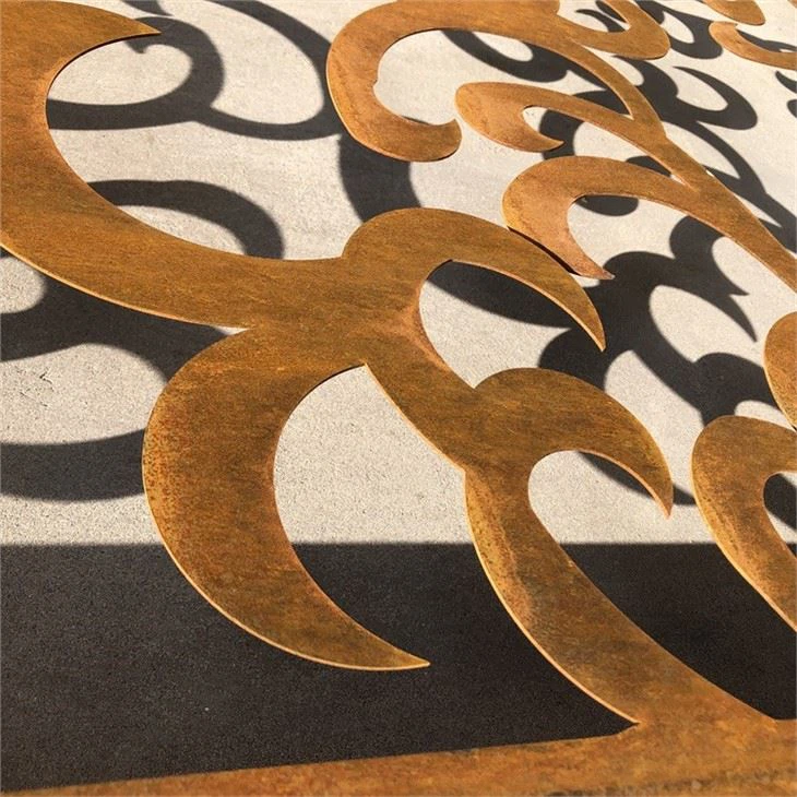 Garden Metal Rusty Decoration Screen Fences