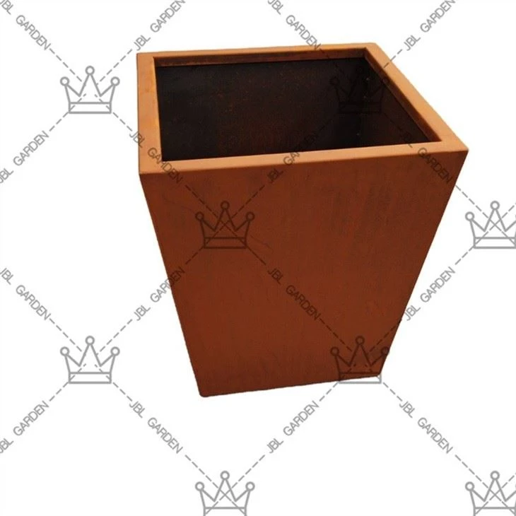 Large Metal Rectangular Planters