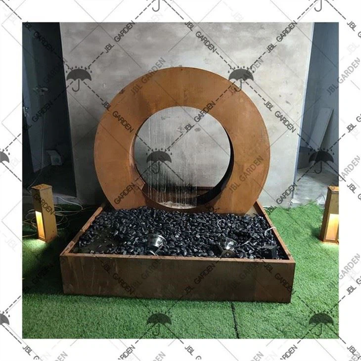 Hlau Rain Curtain Corten Steel Dej Feature