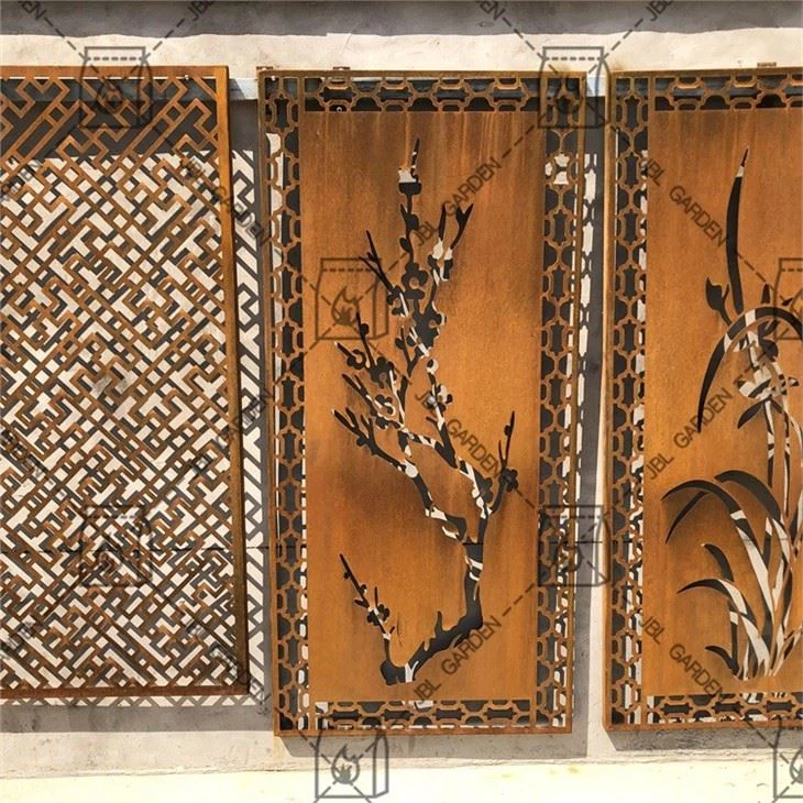 Morden Style Corten Steel Screens