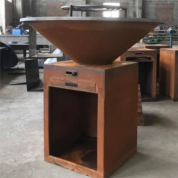 Outdoor Wood Fire Grill