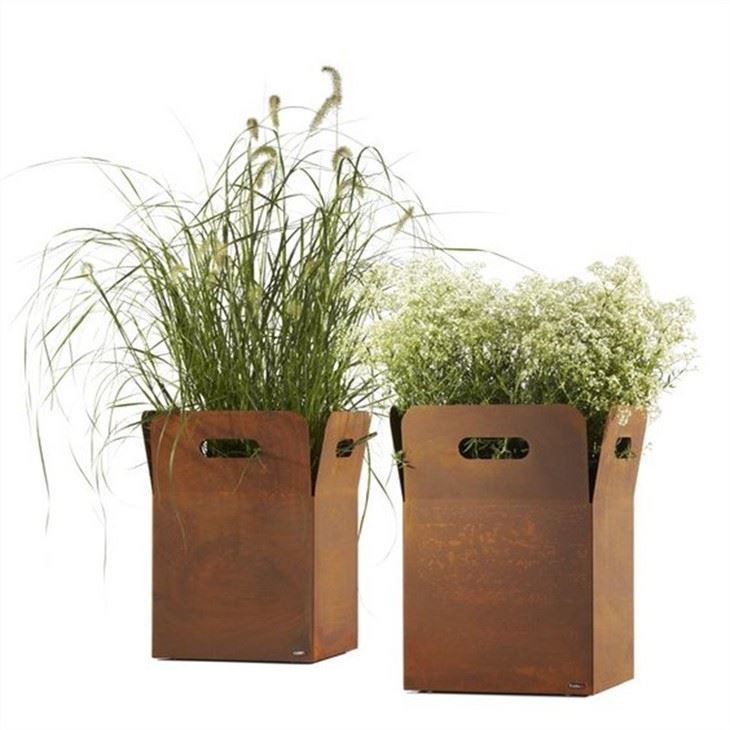 Planter Corten Steel Paj Box