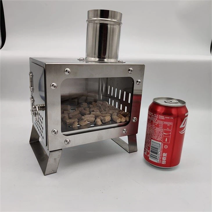 Portable Stainless Hlau Camping Qhov cub