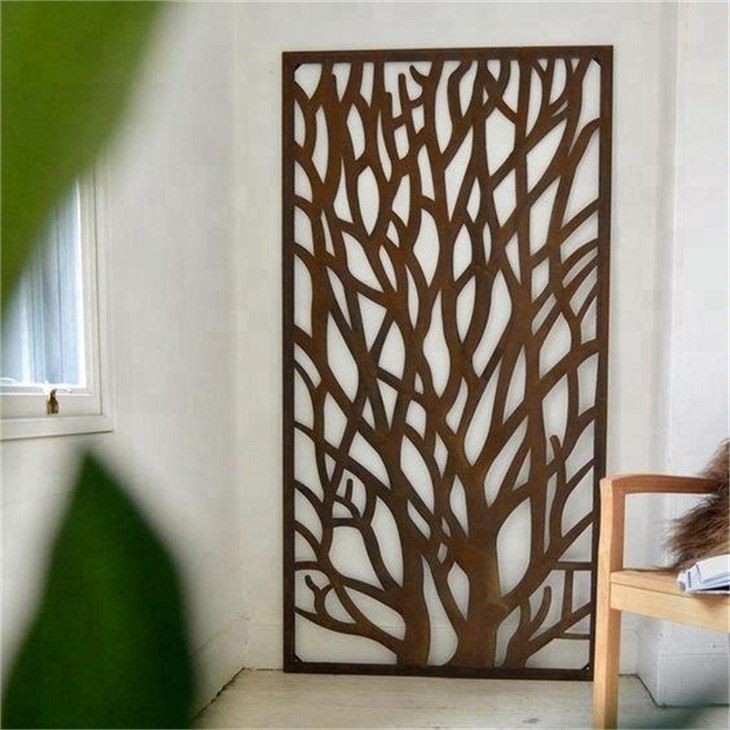 Rusted Steel Screens