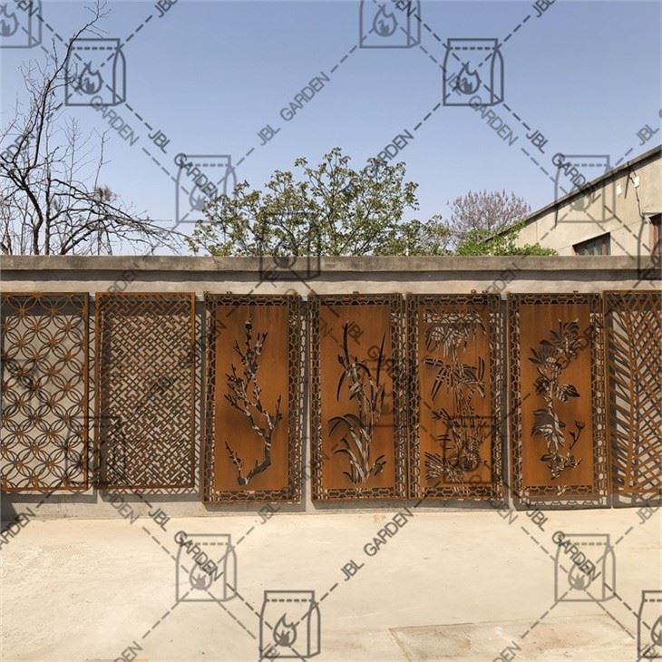 Screen Panel Weathering Corten