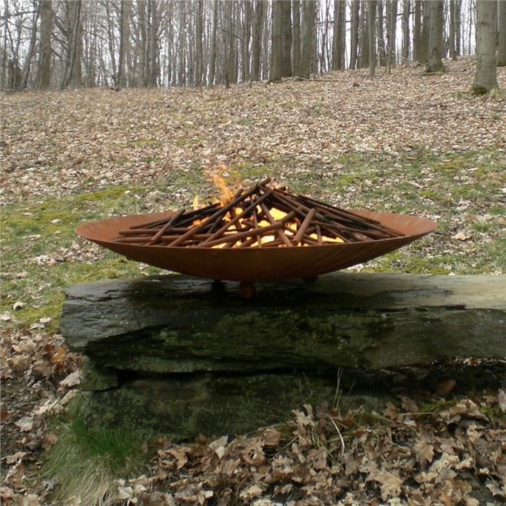 Sculptural Fire Pit