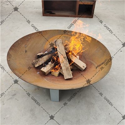 Ua noj BBQ Grill Steel Fire Bowl