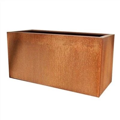 Corten Steel Planter rau pej xeem