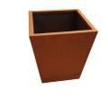 Corten Steel Planter lauj kaub rau Ornamental Garden