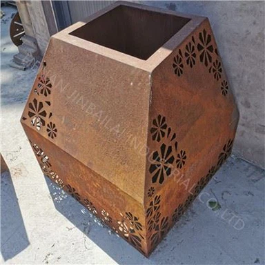 Corten Steel Rusty Planter