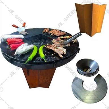 Grilling On A Fire Pit