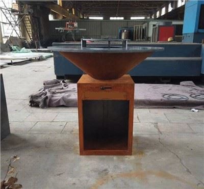Loj Rusty Corten Hlau BBQ Grill