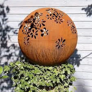 Laser Txiav Corten Hlau Hlau Art Pob Sculpture