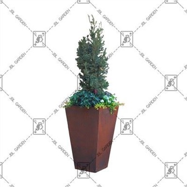 Niaj hnub nimno Rectangular Sab nraum zoov Planters