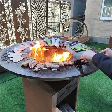 Sab nraum zoov Ua Noj Hnyav Hnyav Barbecue Grill