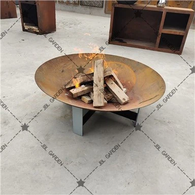 Sab nraum zoov cua sov Corten Steel Fire Bowl