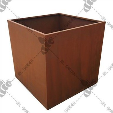 Square Corten Steel Planter