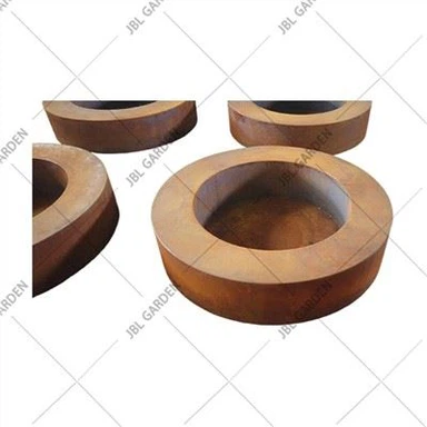 Stainless Hlau Round Hluav Taws Qhov Npog