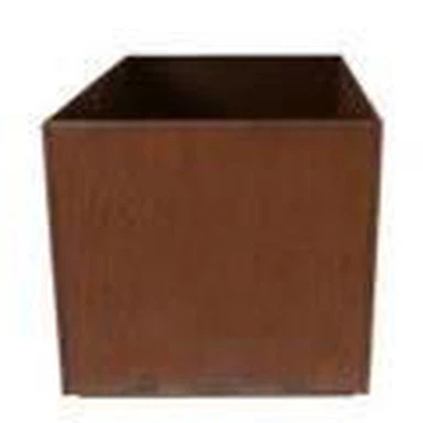 Huab cua Resistant Corten Steel Planter