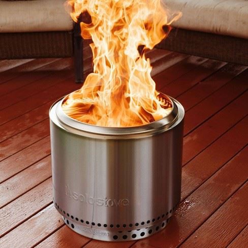 Smokeless Stainless Hlau Qhov cub hluav taws kub