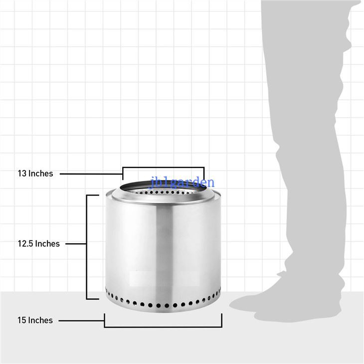 Smokeless Stainless Steel Stove Fire Pit
