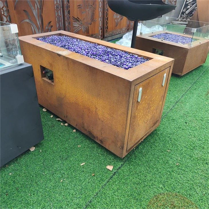 Square Gas Fire Pits