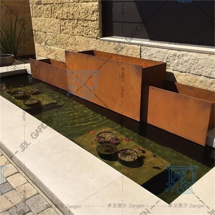 Square Metal Planter