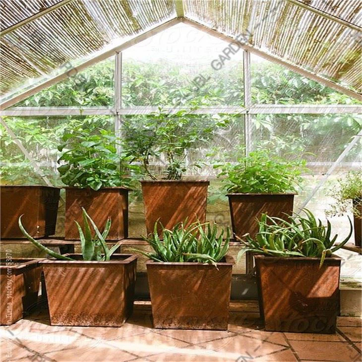 Tall Metal Planters Outdoor
