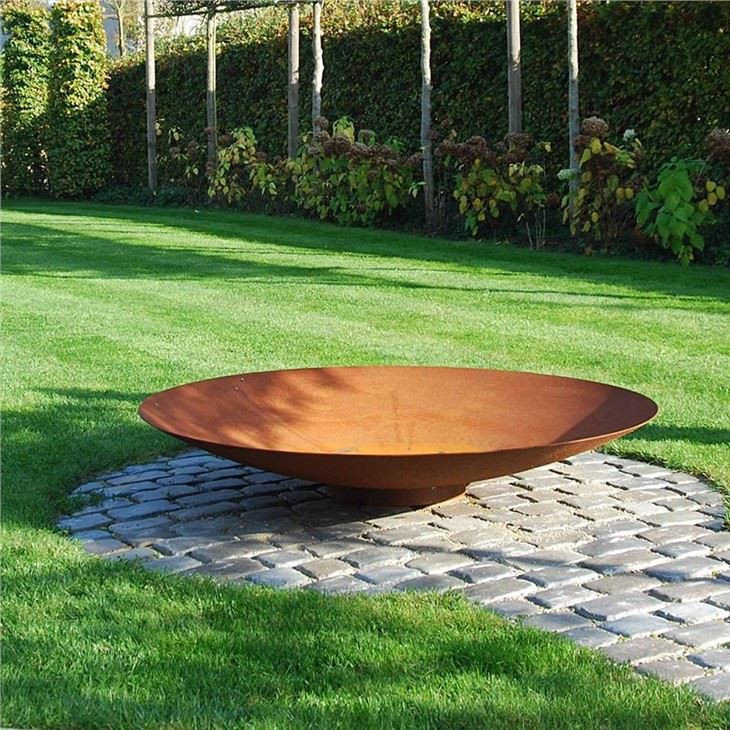 Weathering Steel Fire Pit