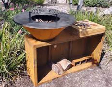 Corten Barbeque Hniav Nyiaj Hniav Kub