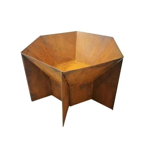 Garden Steel Hexagonal Brazier
