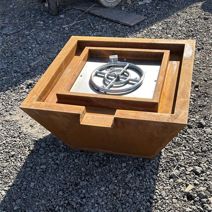 Gas Fire And Water Fountain