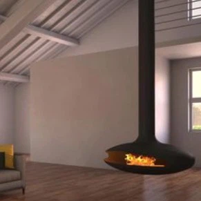 Hanging Wood Fireplace factory