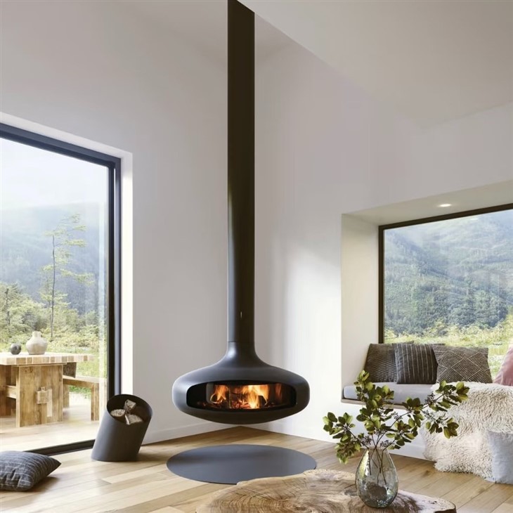 Indoor Decorative Suspended Fireplace
