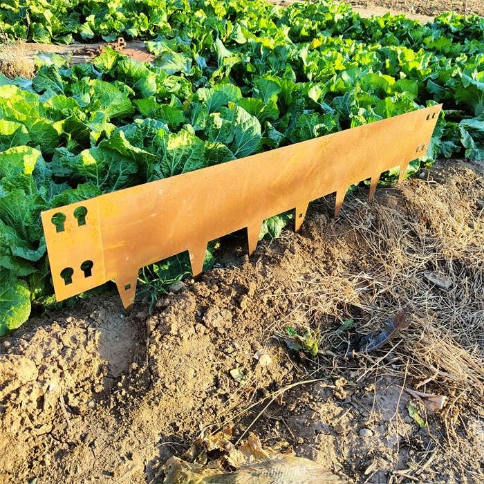 Laser Cutting Corten Steel Edging high quality